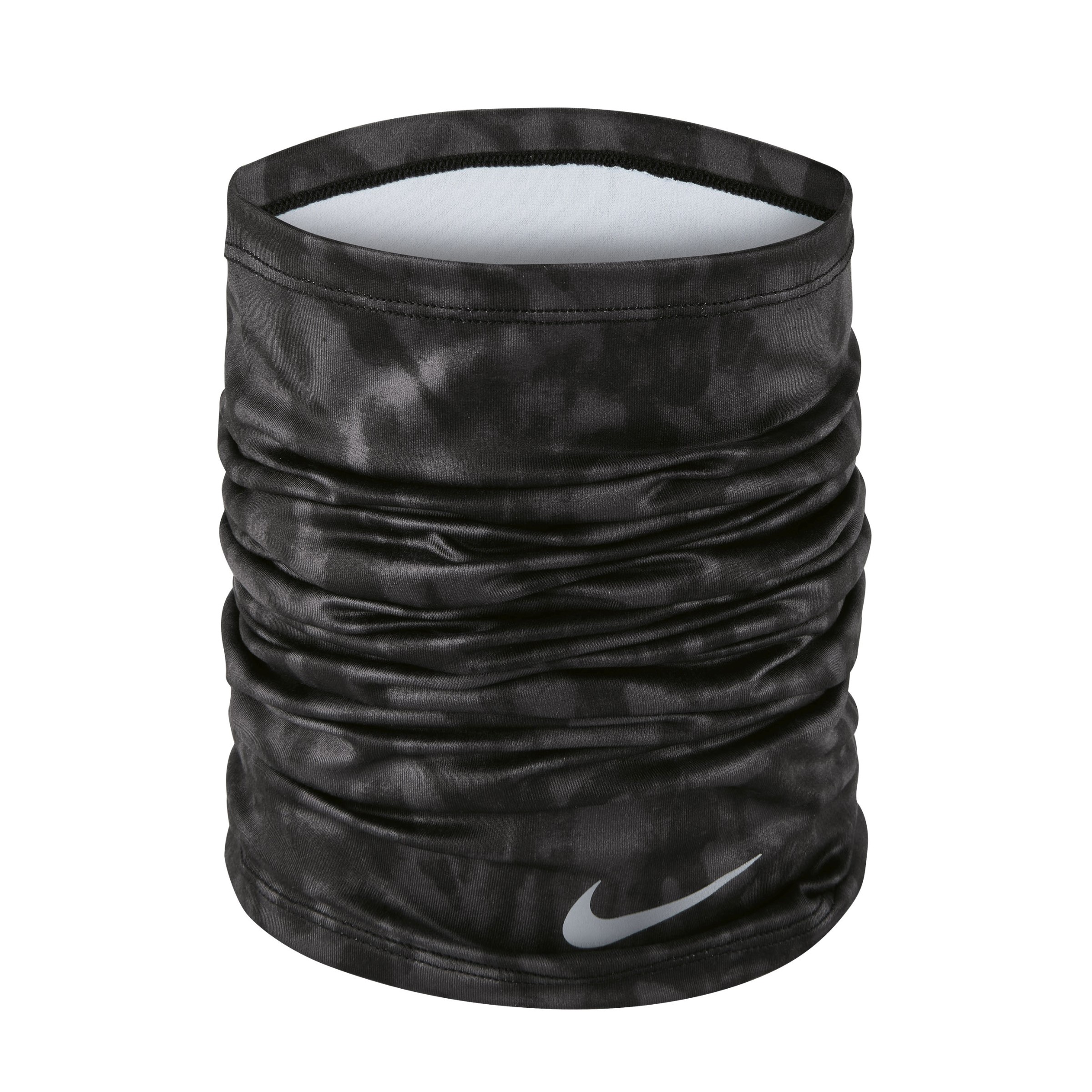 Fascia Bandana Nike Running Dri-Fit Wrap Multiuso Black Silver